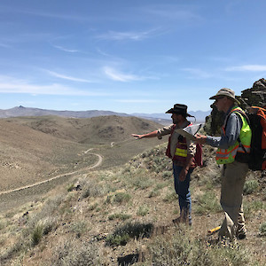 Upper Juanita - Access Road in Background